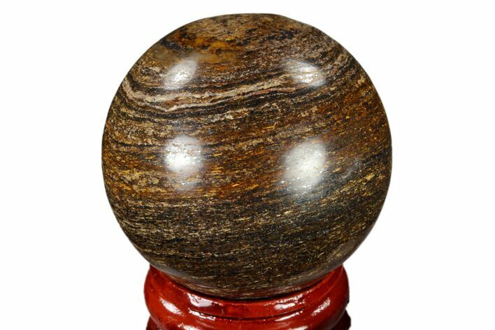 Polished Bronzite Sphere - Brazil #115992